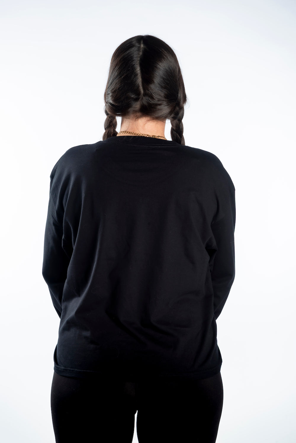 Women's Long-Sleeve T-Shirt – Black - Black Logo