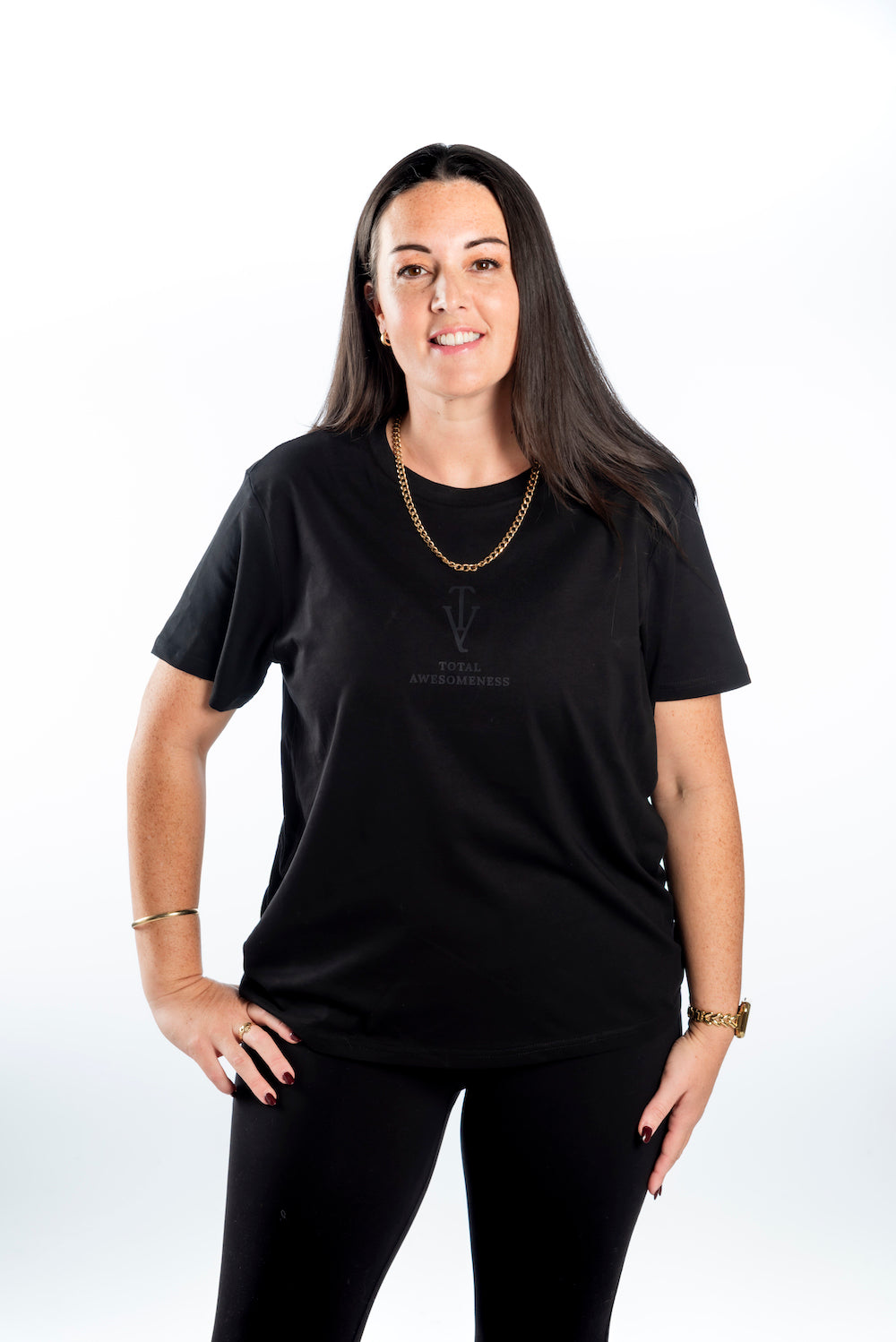 Women’s Short Sleeve T-Shirt - Black Tone on Tone