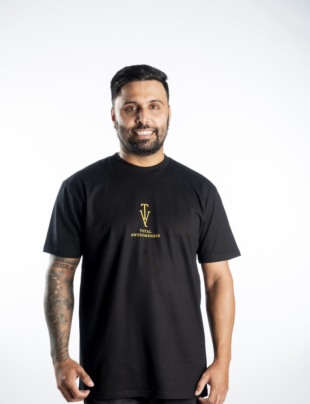 Men's Short Sleeve T-Shirt - Black – Gold Logo