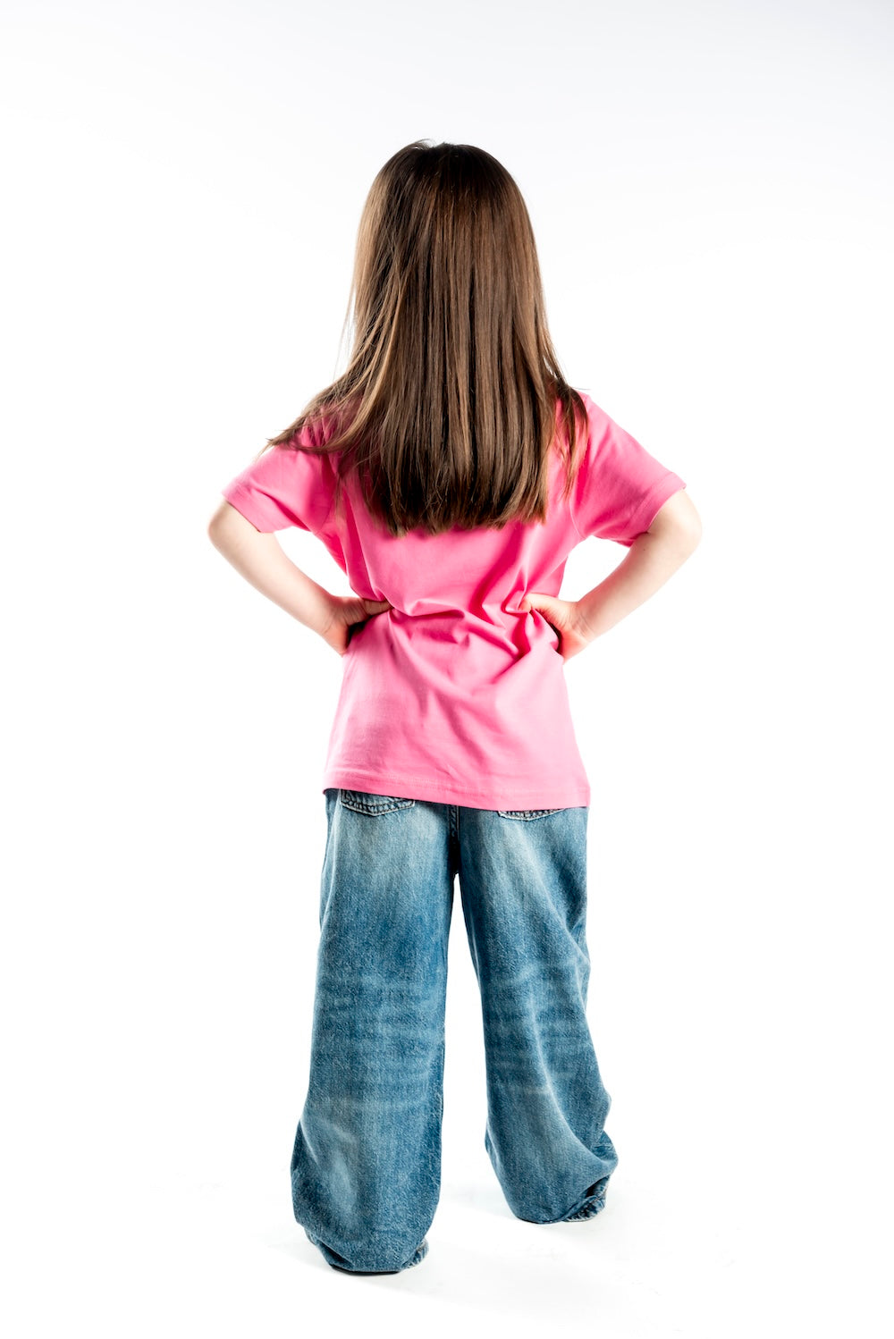 Kid's Short Sleeve - T-Shirt - Pink - Pink Logo