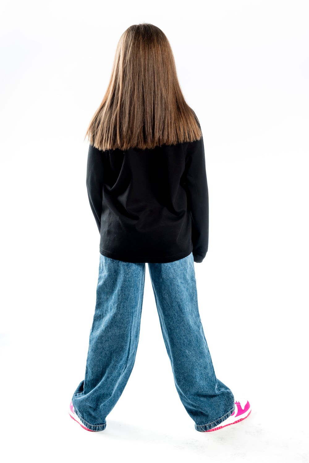 Youth Long Sleeve T-Shirt - Black – Black Logo