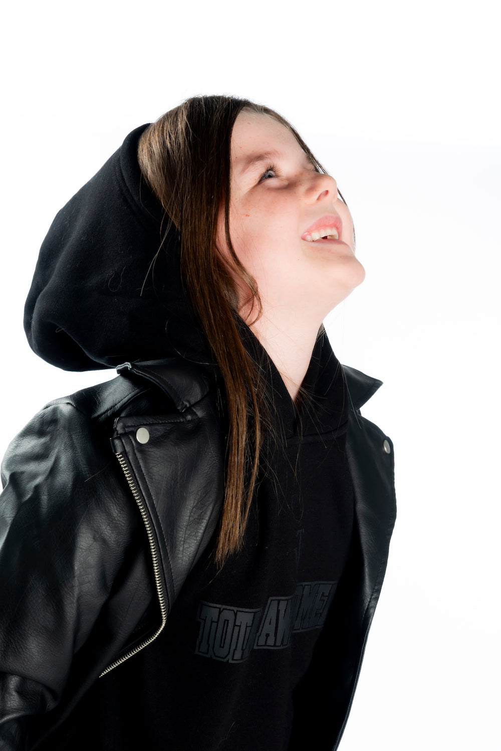 Youth Hoodie – Black - Black Logo