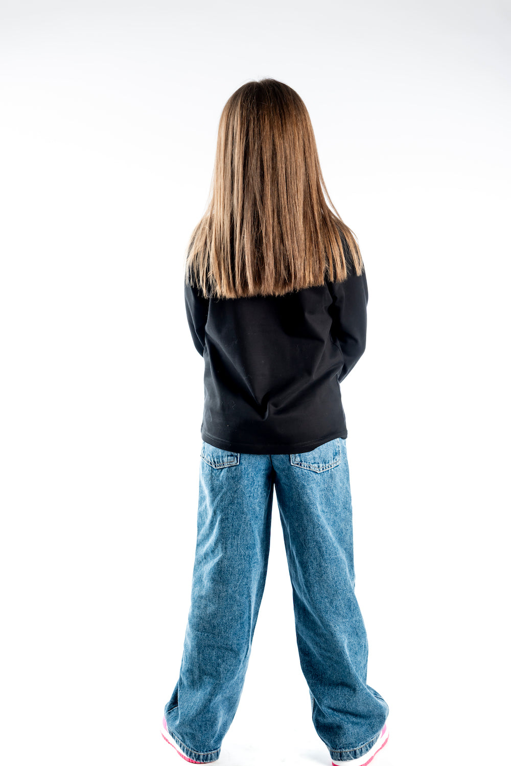 Youth Long Sleeve T-Shirt - Black – Blue Logo