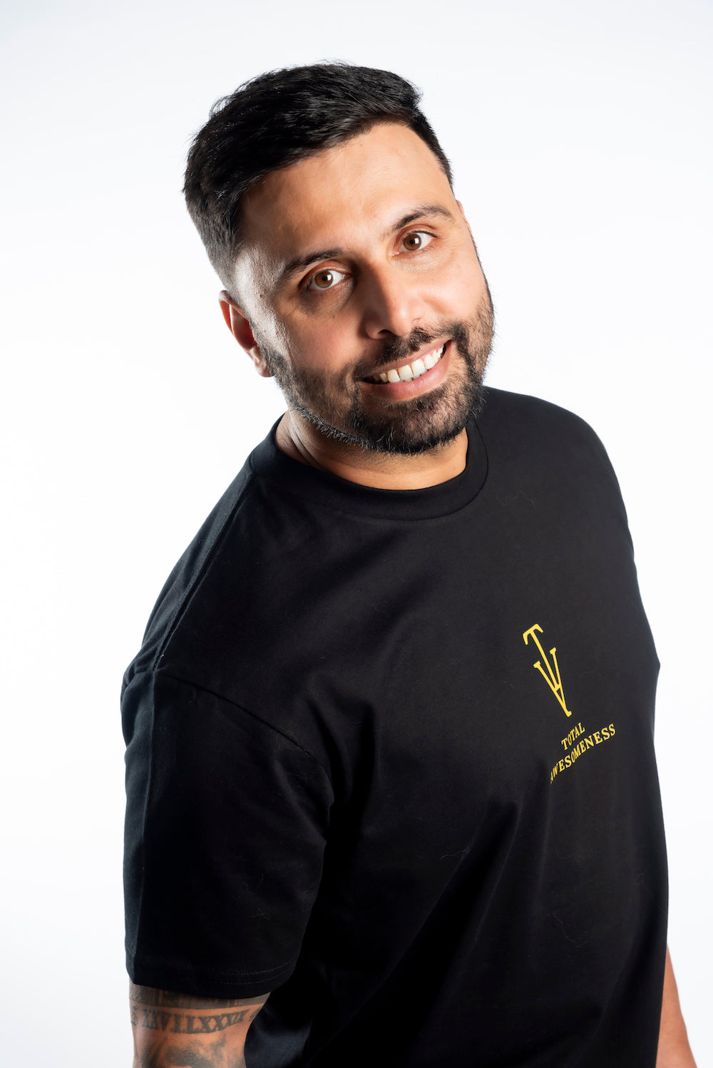 Men's Short Sleeve T-Shirt - Black – Gold Logo