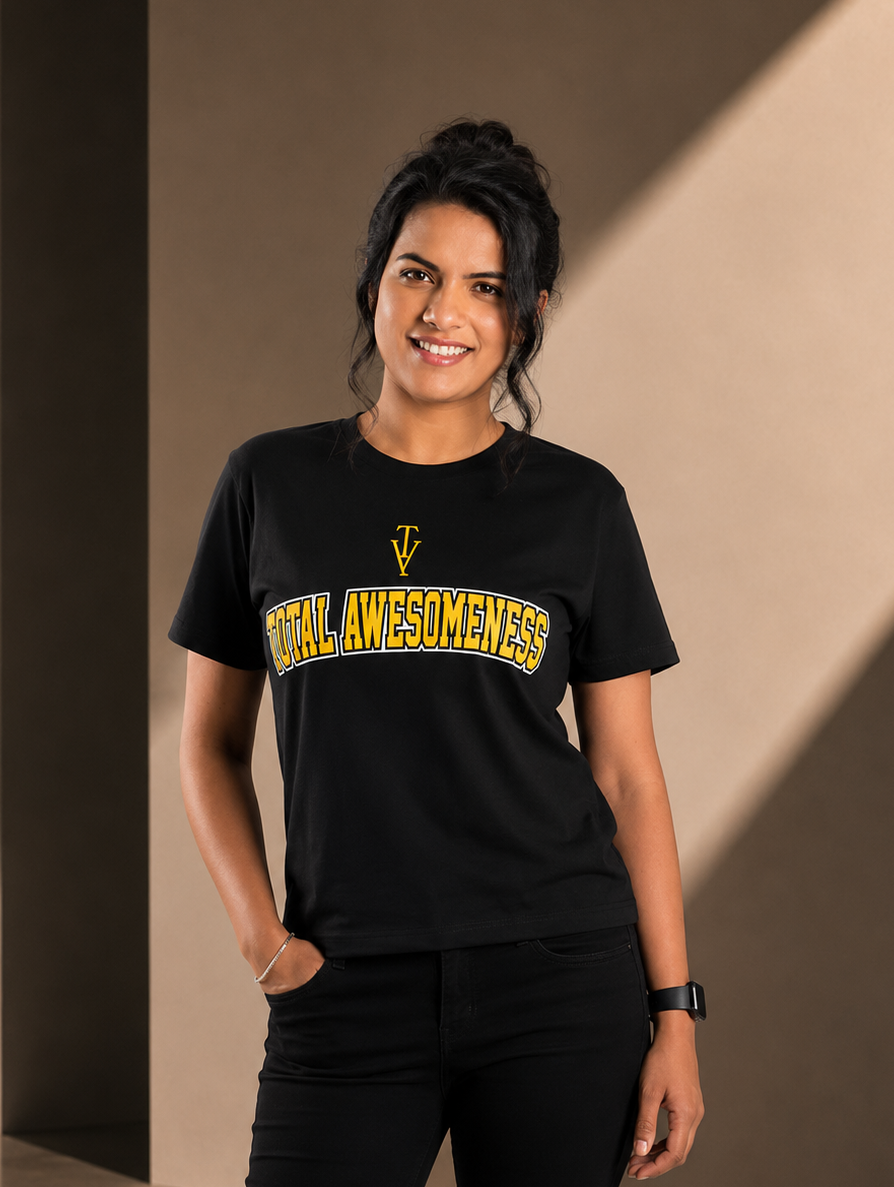 Women’s Short Sleeve T-Shirt - Black Luxe Gold
