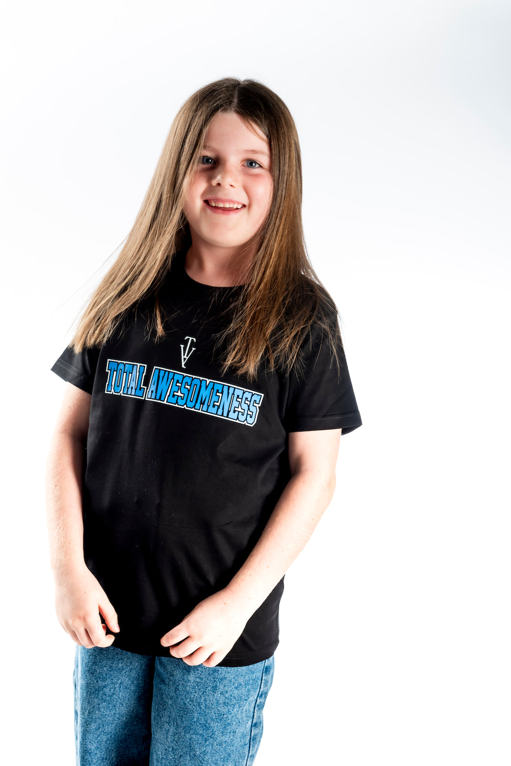 Youth Short Sleeve T-Shirt - Black – Blue Logo