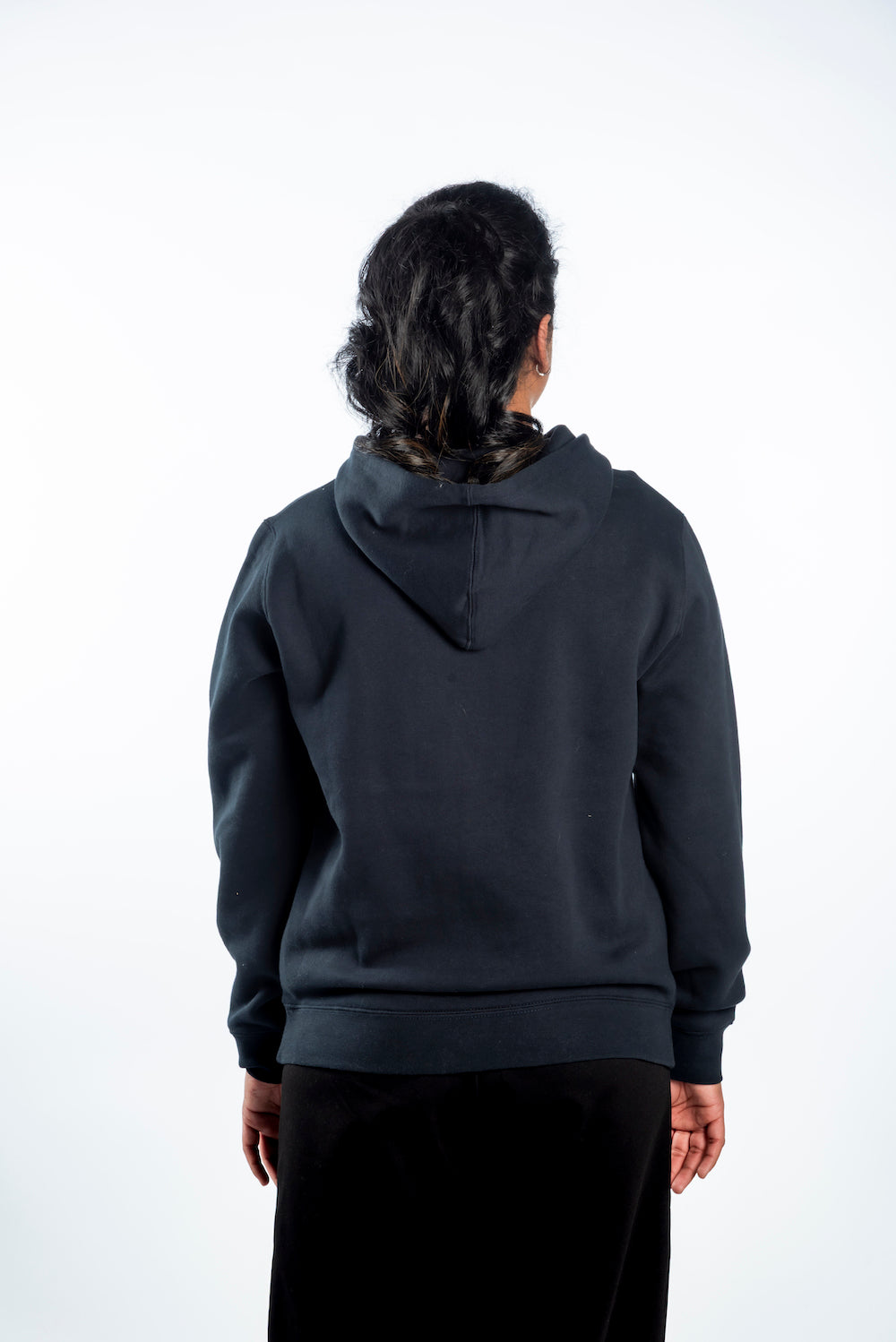 Women’s Classic Stencil Hoodie – Navy - White Embroidered Logo