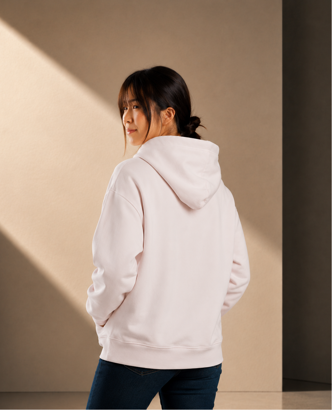 Women's Relaxed Hoodie - Orchid - Pink Logo - Embroidery