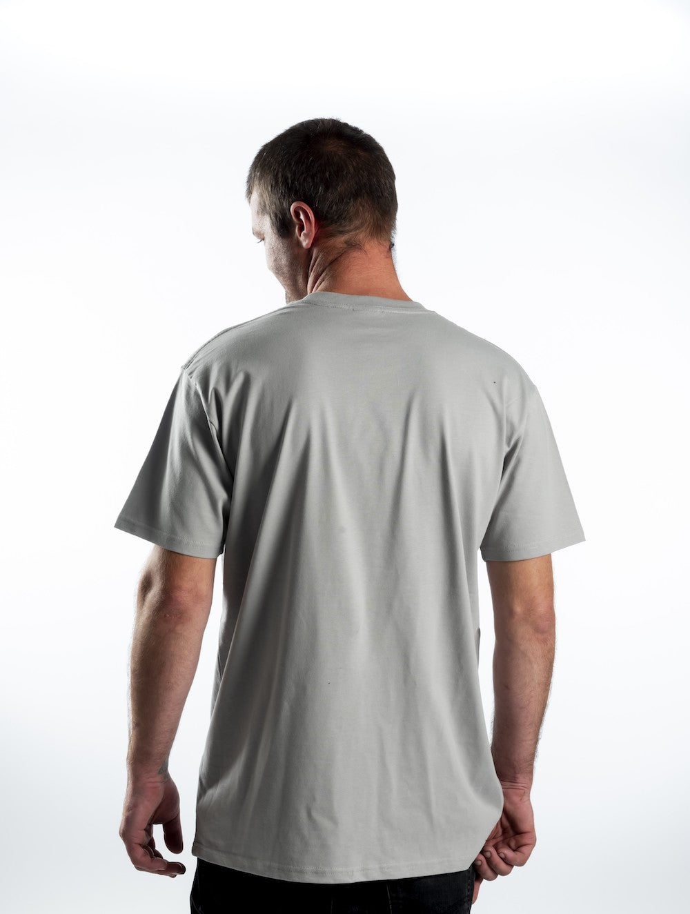 Men's Short Sleeve T-shirt - Storm - Black Logo