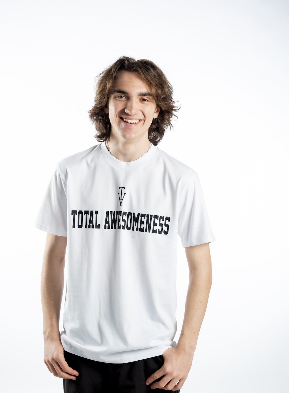 Men's Short Sleeve T-Shirt - White – Black Logo No Outline