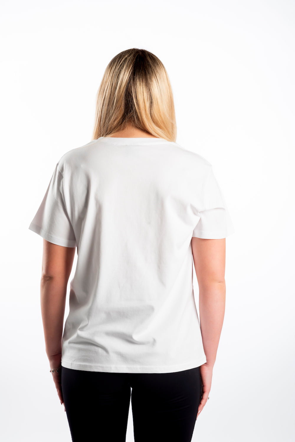 Women’s Short Sleeve T-Shirt - White - Minimal Black