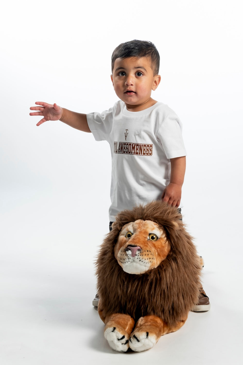 Kid's Short Sleeve T-Shirt - White – Brown Logo