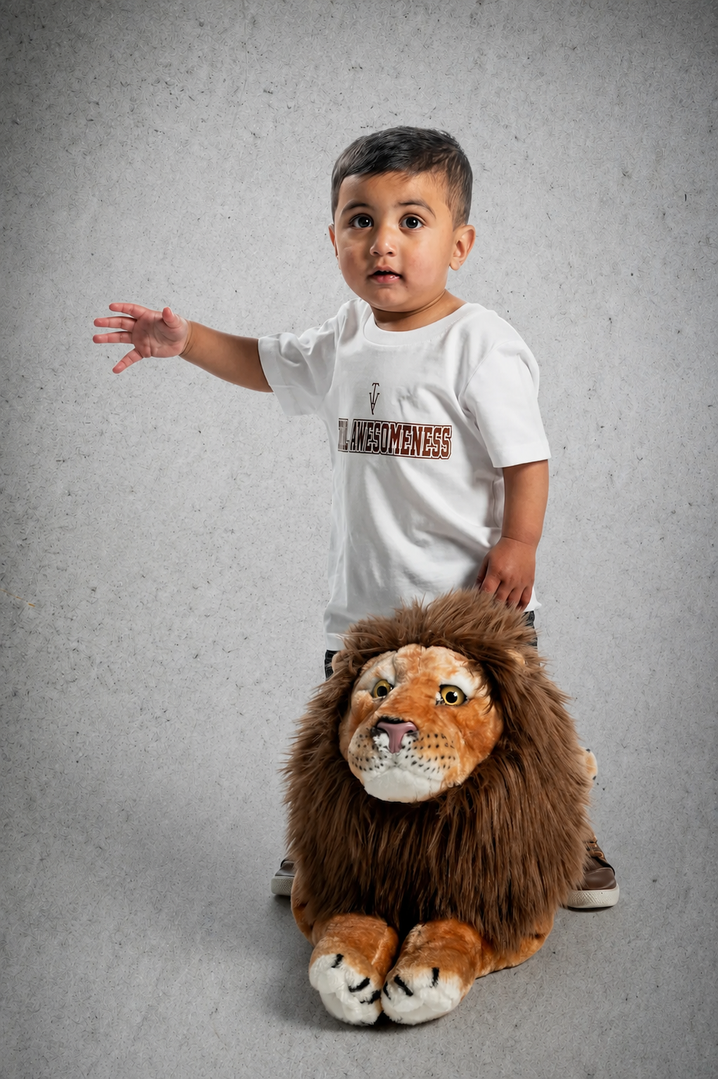 Kid's Short Sleeve T-Shirt - White – Brown Logo